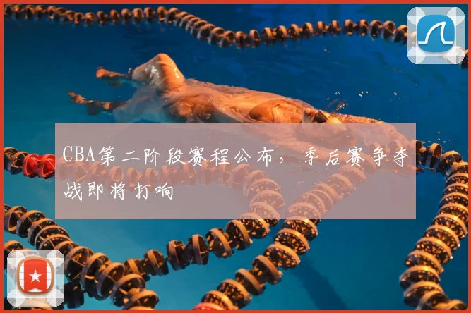 CBA第二阶段赛程公布,季后赛争夺战即将打响