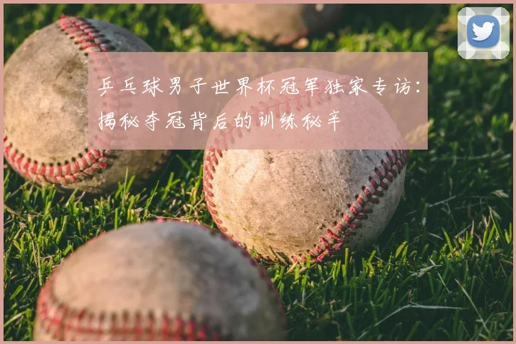 乒乓球男子世界杯冠军独家专访：揭秘夺冠背后的训练秘辛